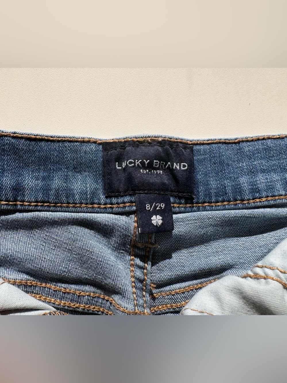 Lucky Brand Denim Cutoff Shorts–Frayed Hem - Picture 3 of 8